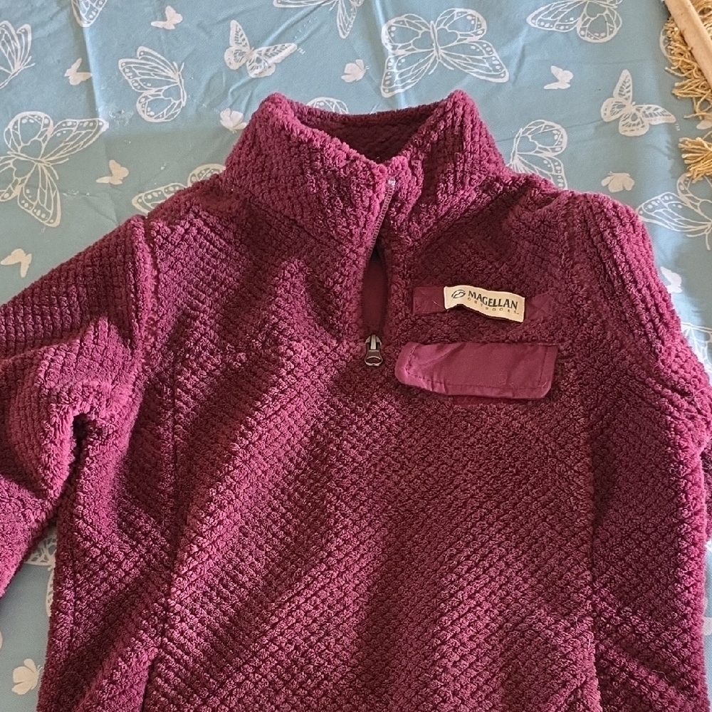 Kids Magellan Outdoors Purple Cowl Neck Sweater, Worn Once. Kiddo Didnt Like